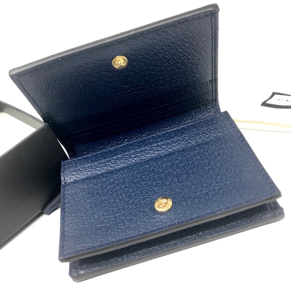 Brand New Gucci Ophidia Blue Leather Card Case W… - Picture 6 of 7